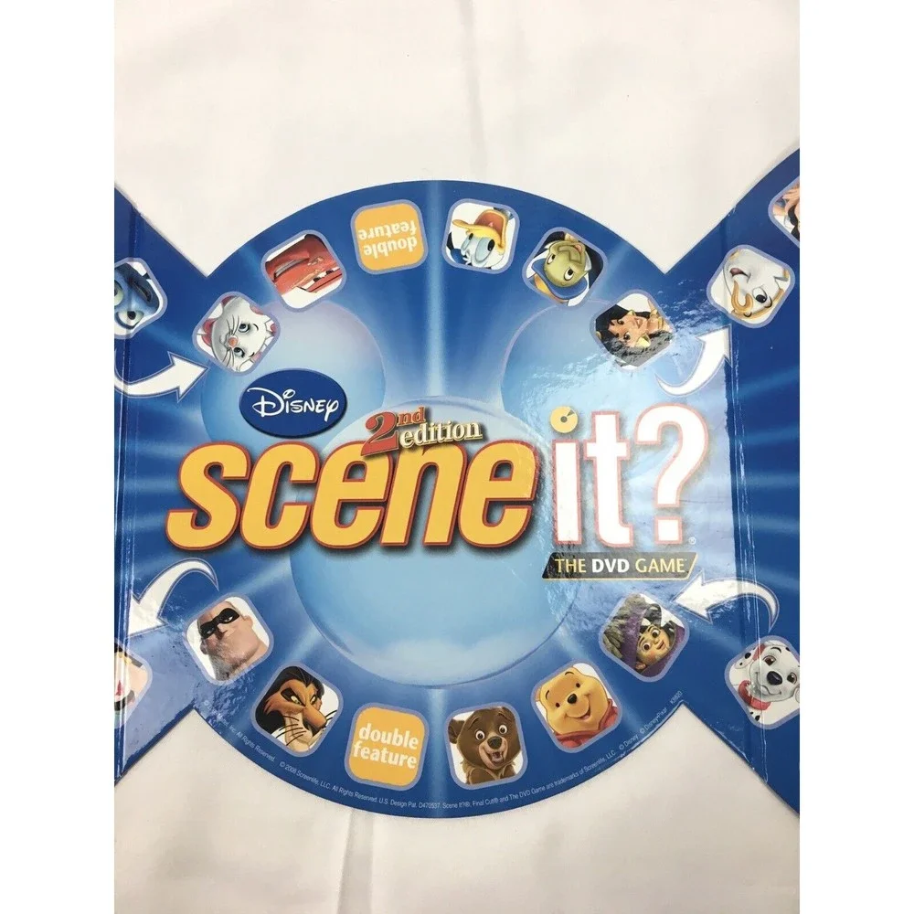 Disney Scene It?‎ 2nd Ed Family Trivia Game Board ONLY